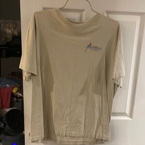 Margaritaville Cream Short Sleeve Tee Casual Comfort